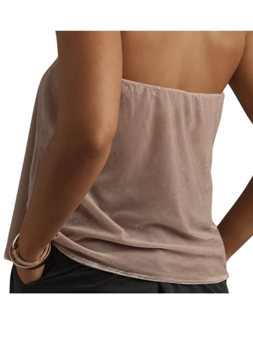 Anthropologie The Tilda Velvet Strapless Top - Picture 3 of 14
